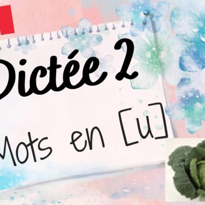 Dictée de mots 2