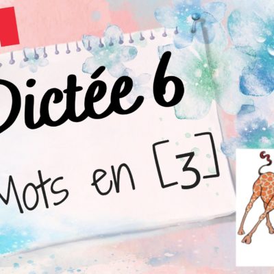 Dictée de mots 6