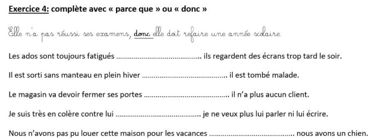 COURS DE FRANÇAIS 44 : Exprimer La Cause, Le But, La Conséquence ...