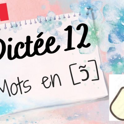 Dictée de mots 12