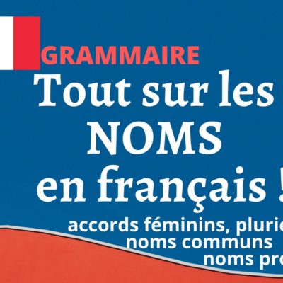 Tout sur les NOMS en français !